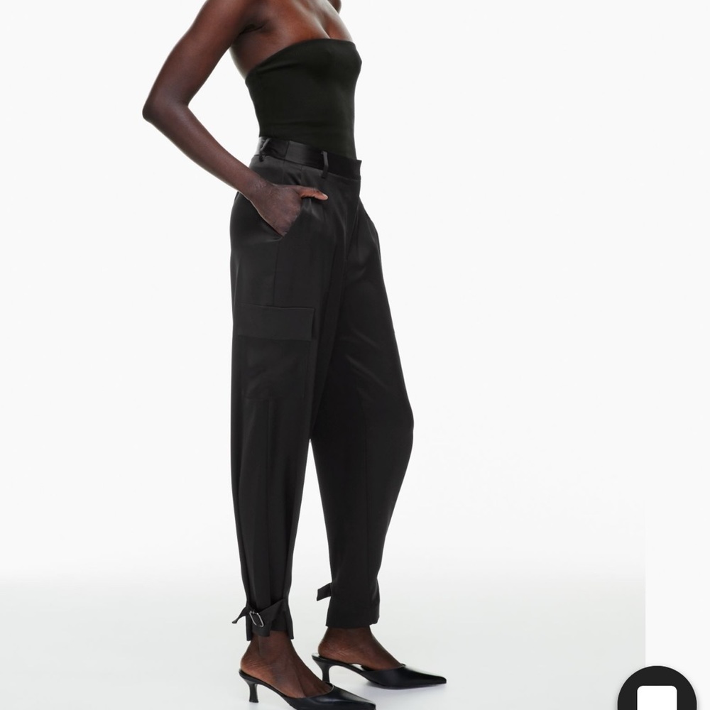 Babaton Refined Satin Cargo Pant